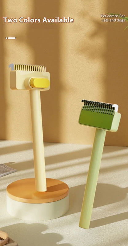 3in1 Pet Deshedding Brush  Hair Remover Knot Cutter  Grooming Comb 18