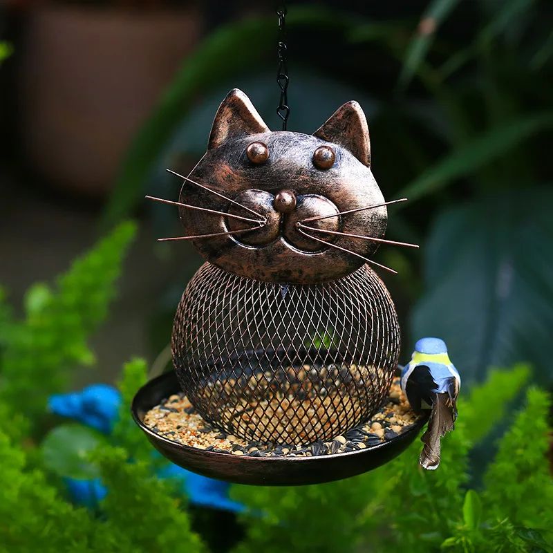 LargeCapacity Metal Bird Feeder  SquirrelProof Outdoor Hanging Feeder 1