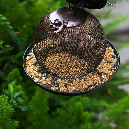 LargeCapacity Metal Bird Feeder  SquirrelProof Outdoor Hanging Feeder 2