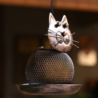 LargeCapacity Metal Bird Feeder  SquirrelProof Outdoor Hanging Feeder 4