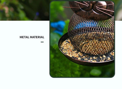 LargeCapacity Metal Bird Feeder  SquirrelProof Outdoor Hanging Feeder 7