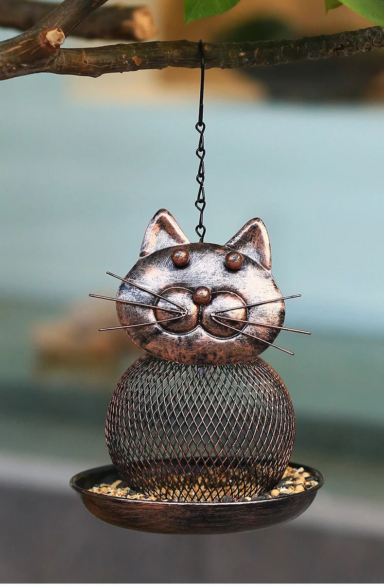 LargeCapacity Metal Bird Feeder  SquirrelProof Outdoor Hanging Feeder 9