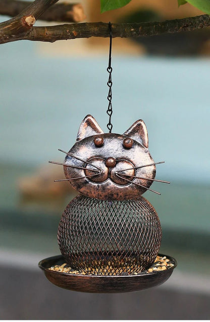 LargeCapacity Metal Bird Feeder  SquirrelProof Outdoor Hanging Feeder 9