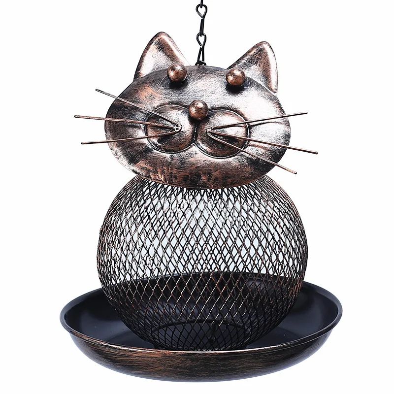 LargeCapacity Metal Bird Feeder  SquirrelProof Outdoor Hanging Feeder 14