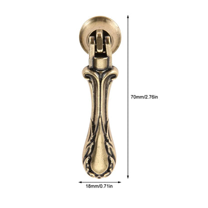 VintageDrop Antique Brass DropRing Drawer Pull  Classic Retro Cabinet Knob  Handle For Dressers Cup 6