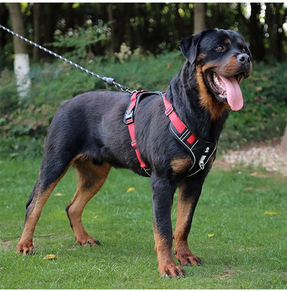 Reflective Tactical Dog Harness  Waterproof 1680D Oxford Vest For Medium  Large Dogs 15