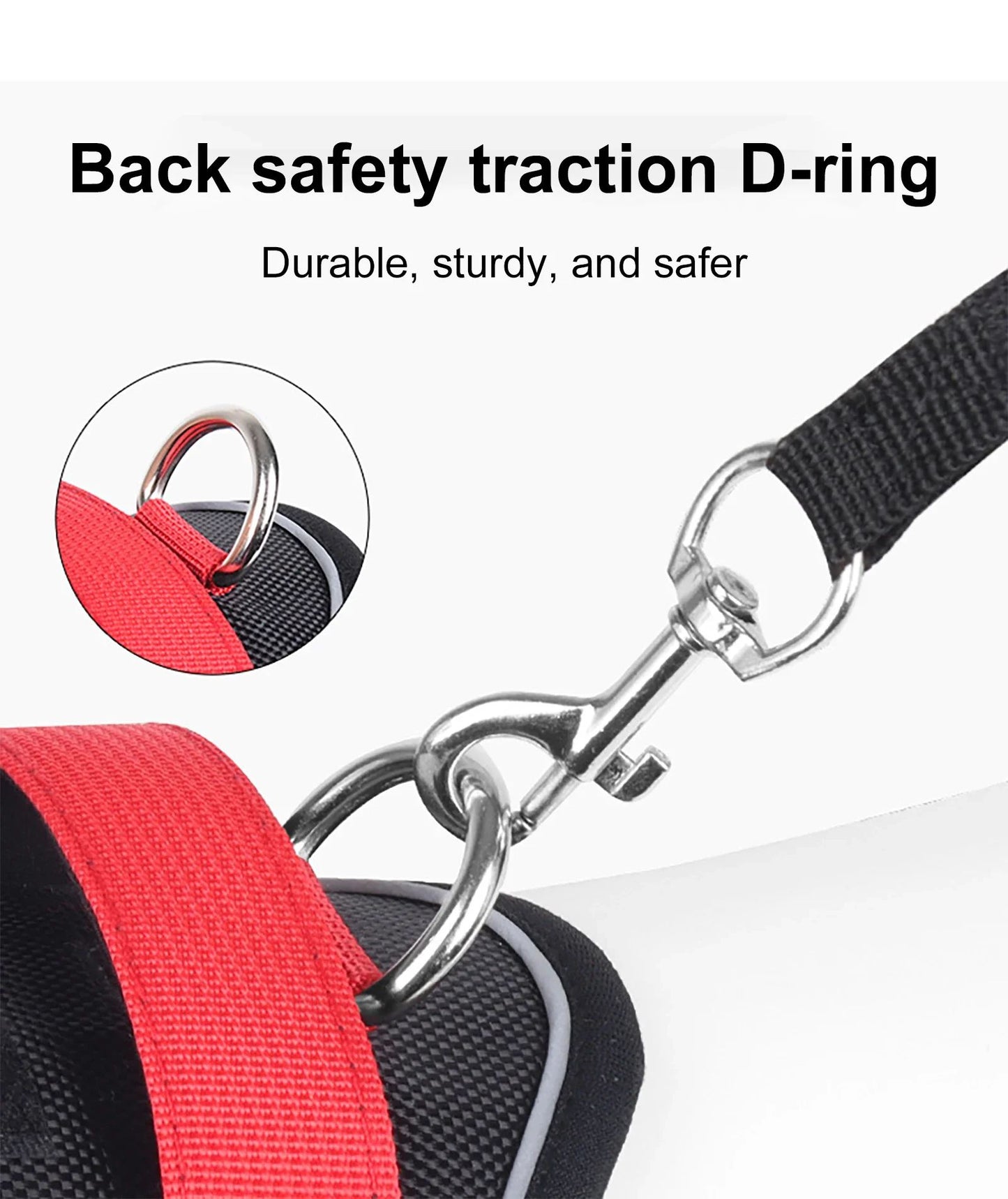 Reflective Tactical Dog Harness  Waterproof 1680D Oxford Vest For Medium  Large Dogs 10