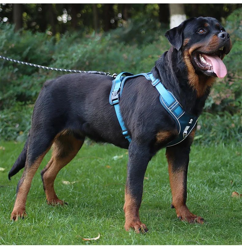 Reflective Tactical Dog Harness  Waterproof 1680D Oxford Vest For Medium  Large Dogs 13