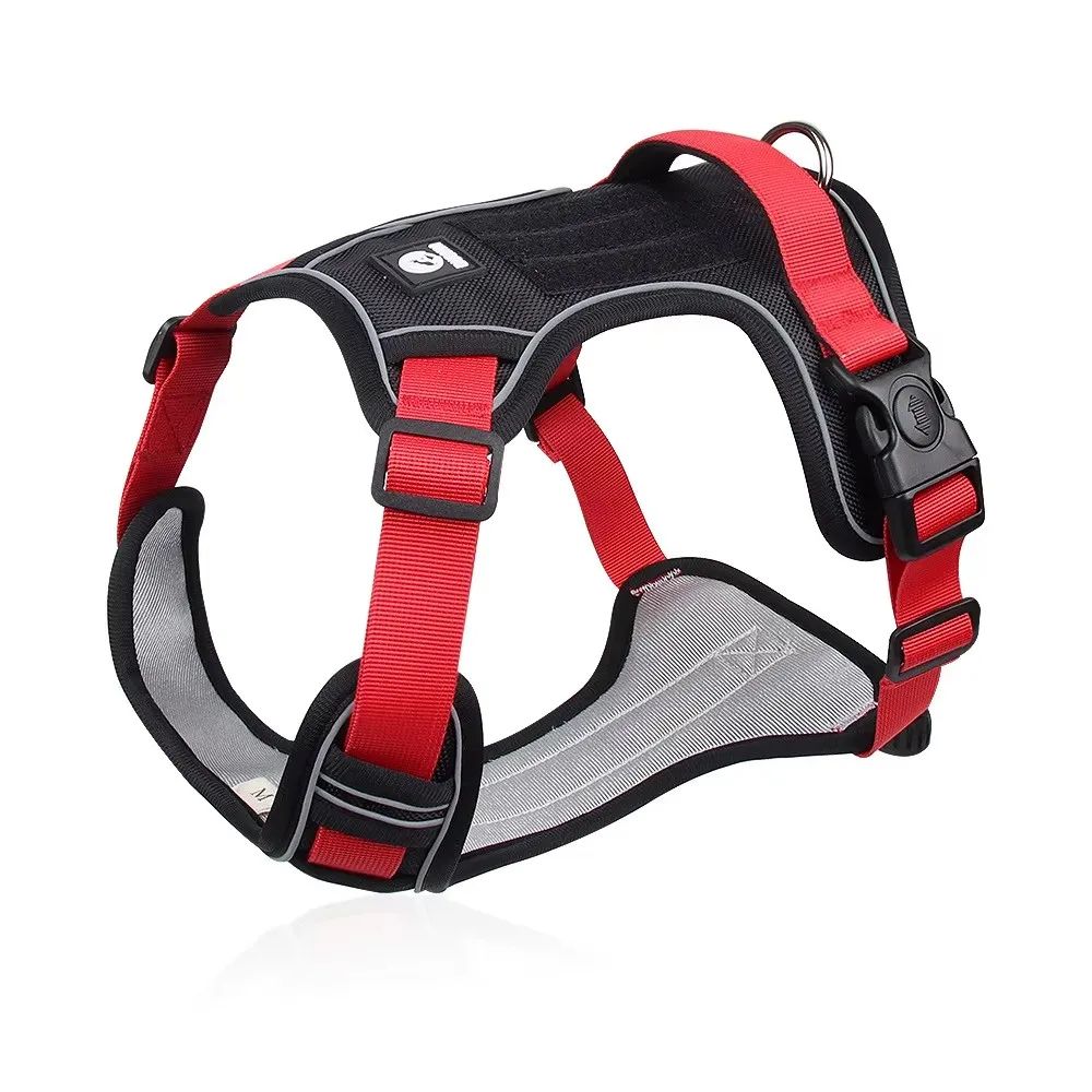 Reflective Tactical Dog Harness  Waterproof 1680D Oxford Vest For Medium  Large Dogs 17