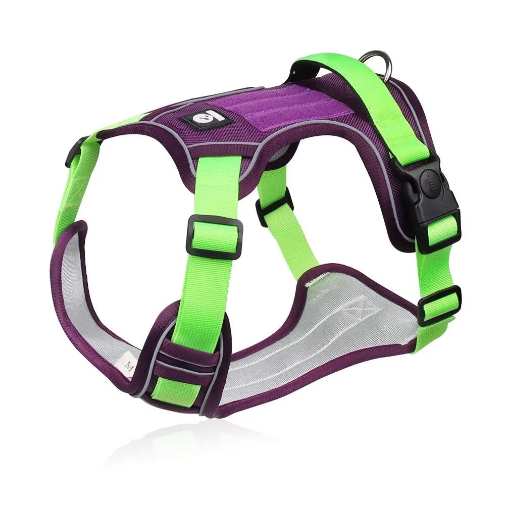 Reflective Tactical Dog Harness  Waterproof 1680D Oxford Vest For Medium  Large Dogs 19