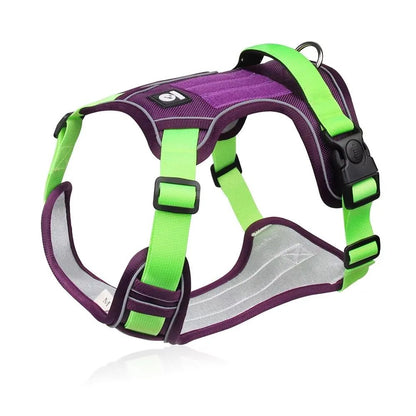 Reflective Tactical Dog Harness  Waterproof 1680D Oxford Vest For Medium  Large Dogs 19