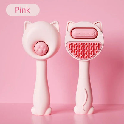 Pet Steam Massage Brush  Soft RoundHead Grooming Comb For Dogs  Cats 5