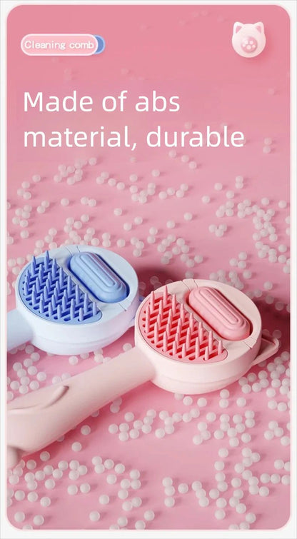 Pet Steam Massage Brush  Soft RoundHead Grooming Comb For Dogs  Cats 16