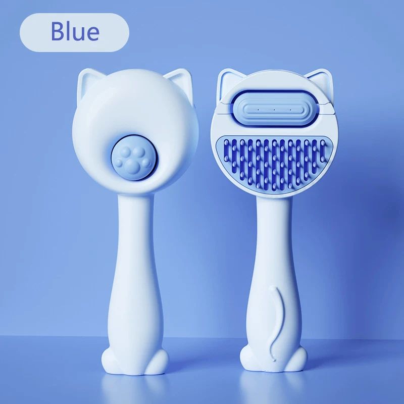 Pet Steam Massage Brush  Soft RoundHead Grooming Comb For Dogs  Cats 17