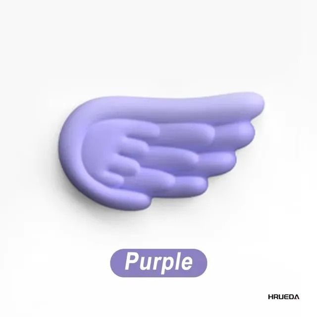 Keyboard Mouse Wrist Rest Angel Wing Memory Foam Support Set 13