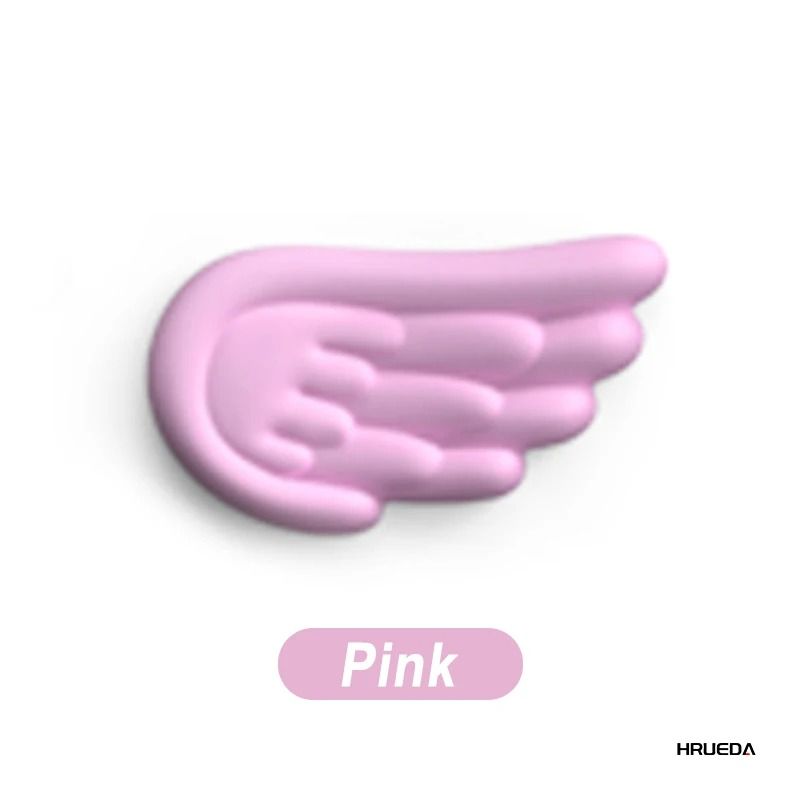 Keyboard Mouse Wrist Rest Angel Wing Memory Foam Support Set 16