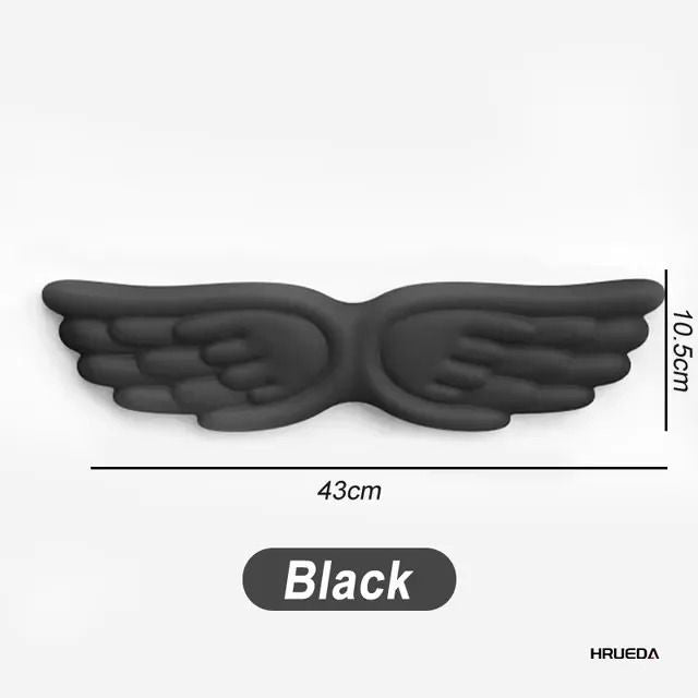 Keyboard Mouse Wrist Rest Angel Wing Memory Foam Support Set 23