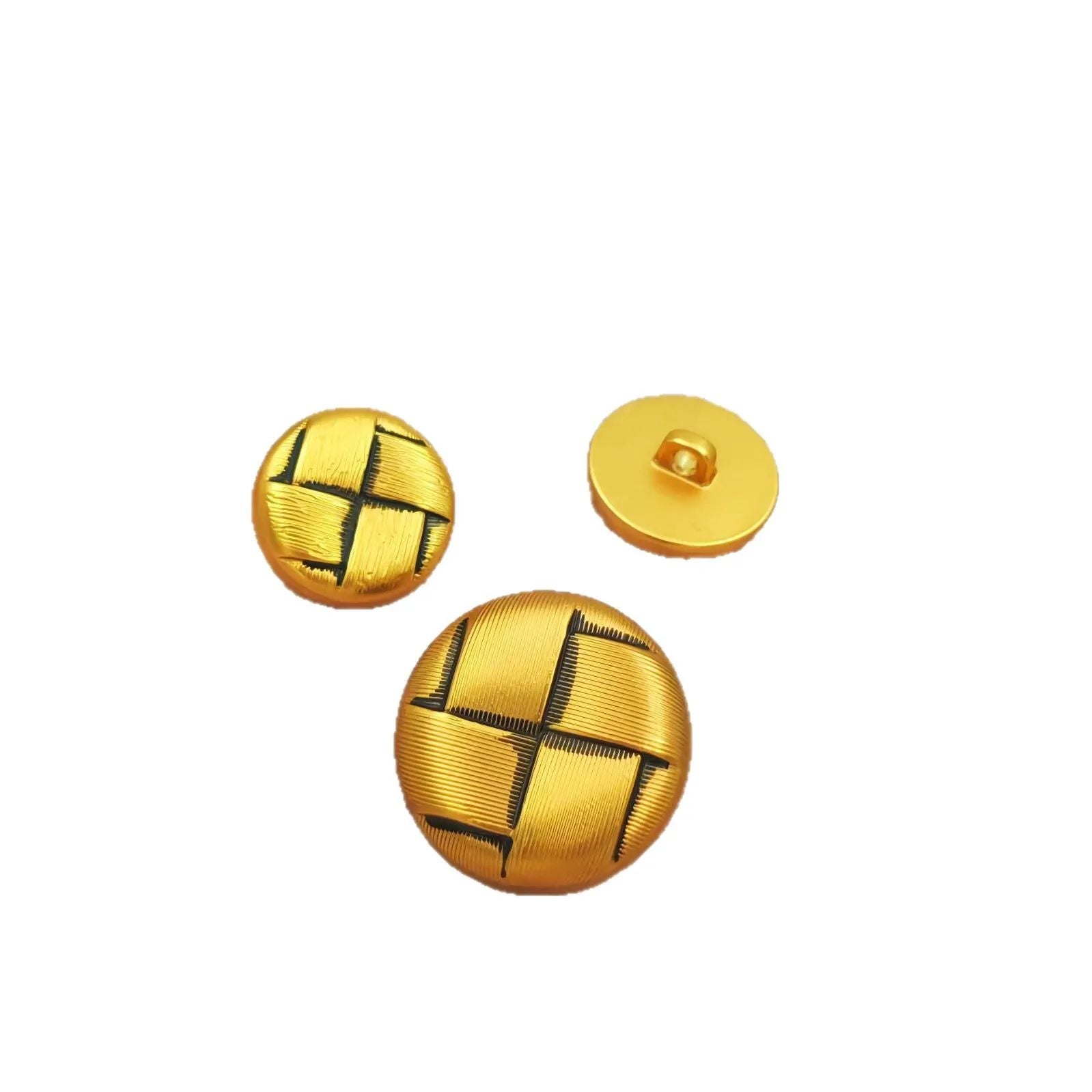 Retro Round Metal Gold Buttons  Premium Sewing Accessories For Cheongsam Suits  Blouses 5