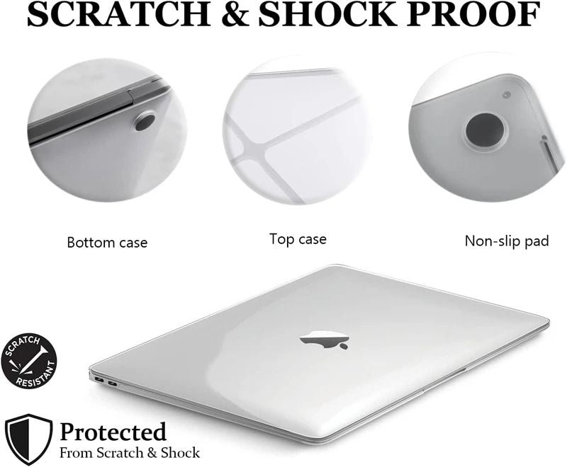 Crystal Clear Laptop Case Hard Shell Cover 4