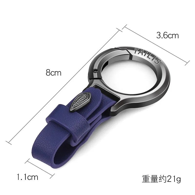 Simplicity Car Moto Keychain With Multifunction Buckle And Heavy Duty Key Ring 4