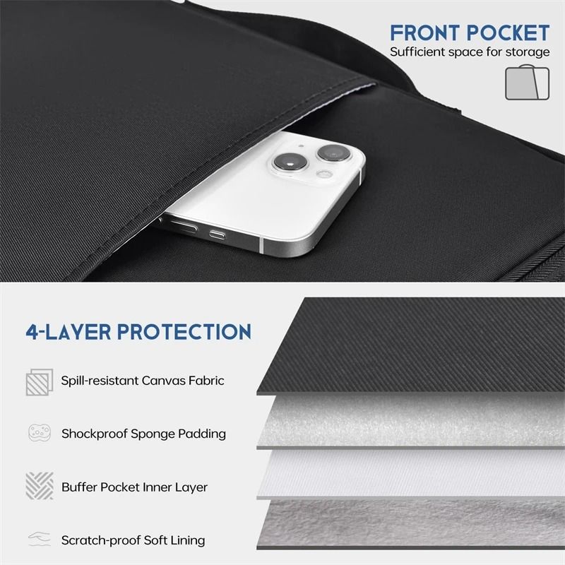 Waterproof Shockproof Handle Laptop Sleeve Case For MacBook Air And MacBook Pro 1
