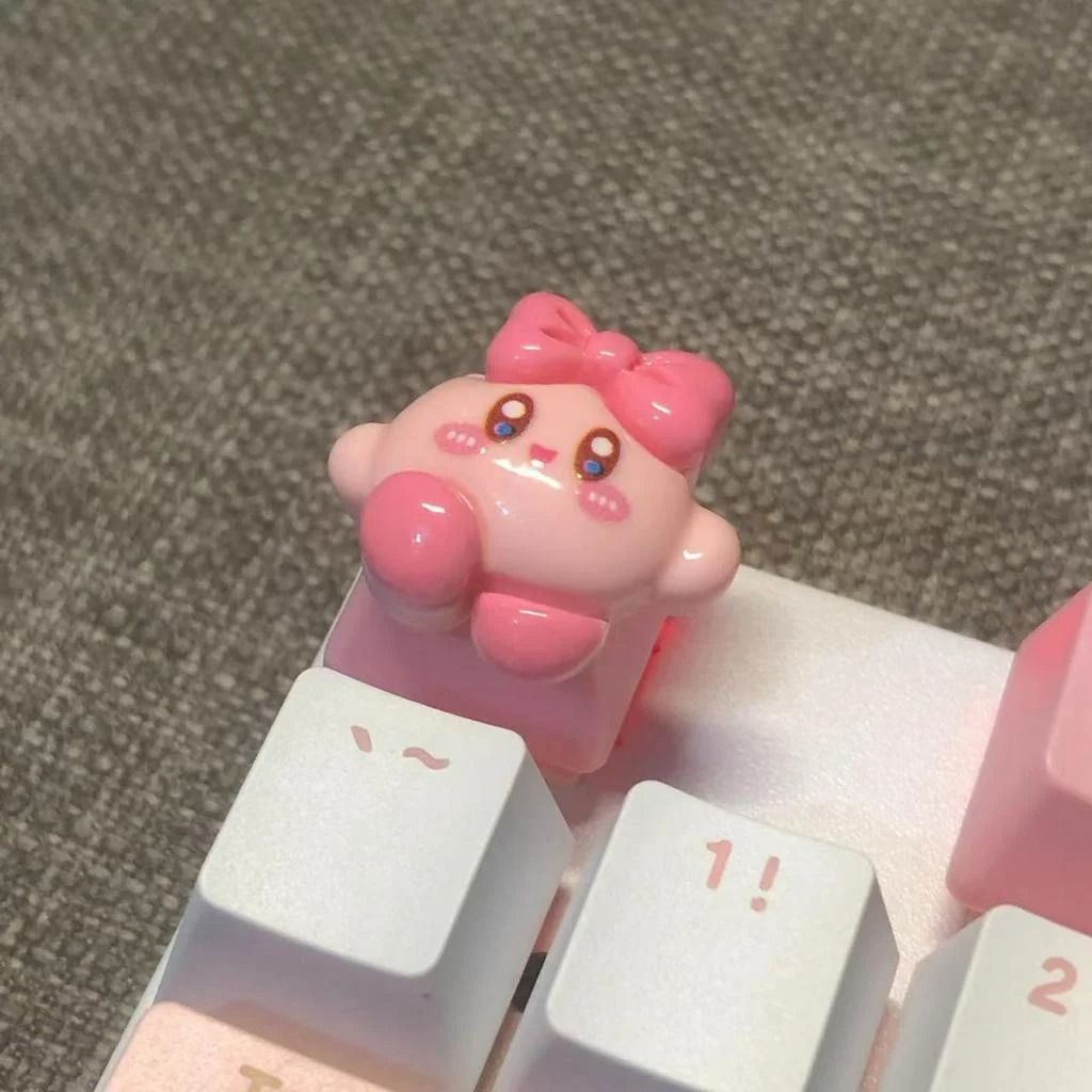 Handmade Pink Cartoon Keycap Custom PBT Mechanical Keyboard Keycap 7