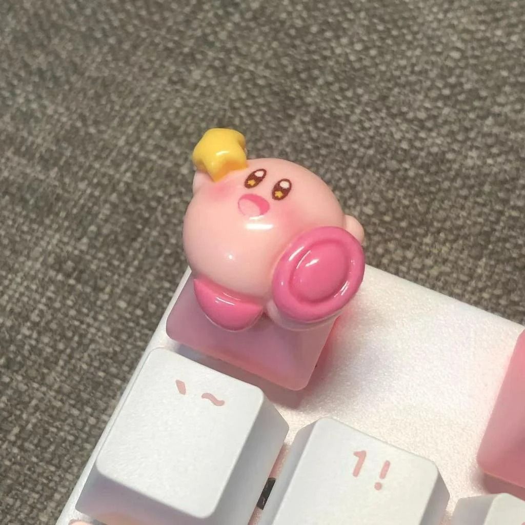 Handmade Pink Cartoon Keycap Custom PBT Mechanical Keyboard Keycap 8
