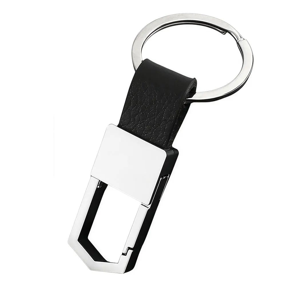 Personalized Leather Splicing Waist Hanging Car Keychain For Men 15