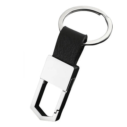 Personalized Leather Splicing Waist Hanging Car Keychain For Men 15
