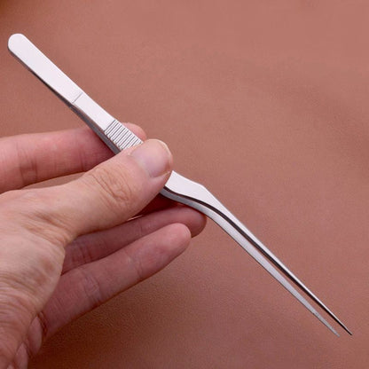 Angled Ear And Nose Wax Removal Forceps 135cm Curved Tweezers Tool 4