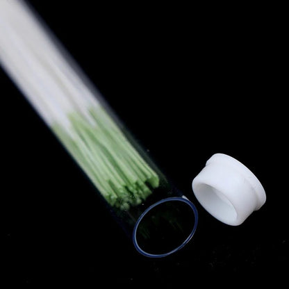 60 Piece Pierced Ear Cleaning Kit Disposable Aftercare Floss And Solution 12