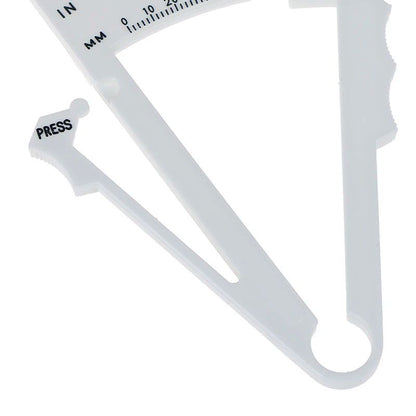 Body Fat Caliper And Measuring Tape Set Portable Fitness Tester 11