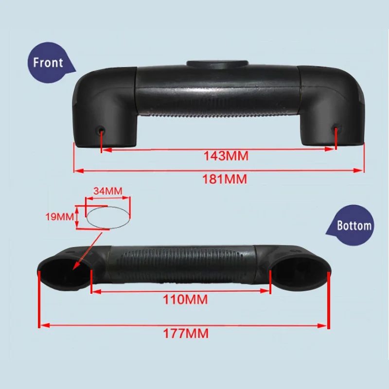 Universal Luggage Replacement Handle  Durable Suitcase Carry Replacement Grip 2