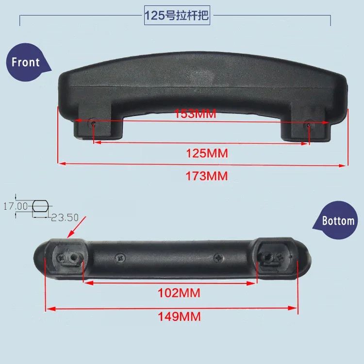 Universal Luggage Replacement Handle  Durable Suitcase Carry Replacement Grip 3