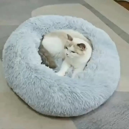 CozyNest Plush Round Pet Bed  Soft Indoor Dog  Cat Bed 7