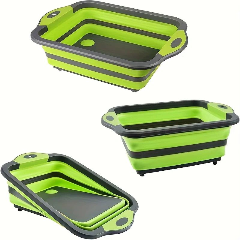 Portable SpaceSaving Basin Sink  Compact Outdoor Travel  Home Wash Tub 2