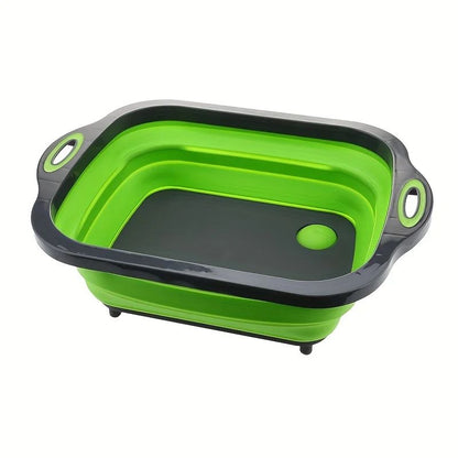 Portable SpaceSaving Basin Sink  Compact Outdoor Travel  Home Wash Tub 6