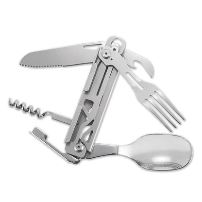 Multifunctional Stainless Steel Survival Tool Card With Knife Saw And Rope Cutter 5