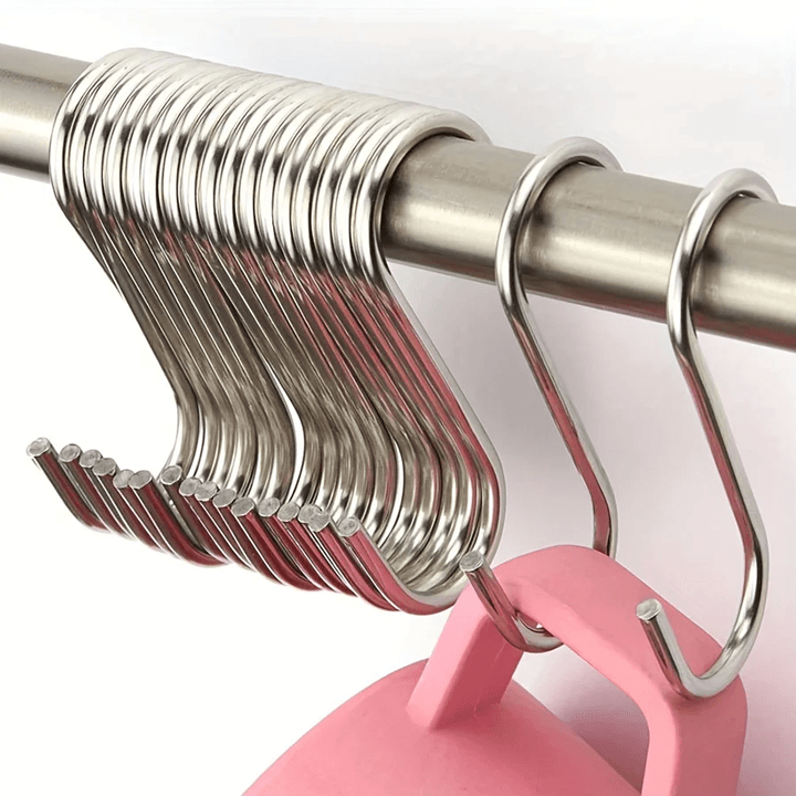 Stainless Steel Heavy Duty S Hooks Set