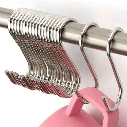 Stainless Steel Heavy Duty S Hooks Set