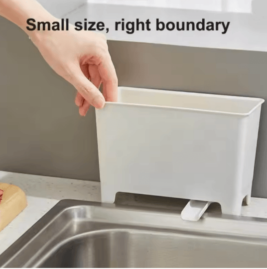 Mini Kitchen Counter Trash Can With Filter Basket 1