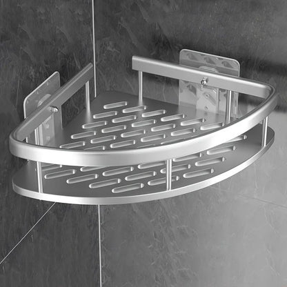 Deluxe Corner Tension Shower Caddy – Stainless Steel Wall Corner Shelf Organizer