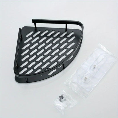 Deluxe Corner Tension Shower Caddy  Stainless Steel Wall Corner Shelf Organizer 6