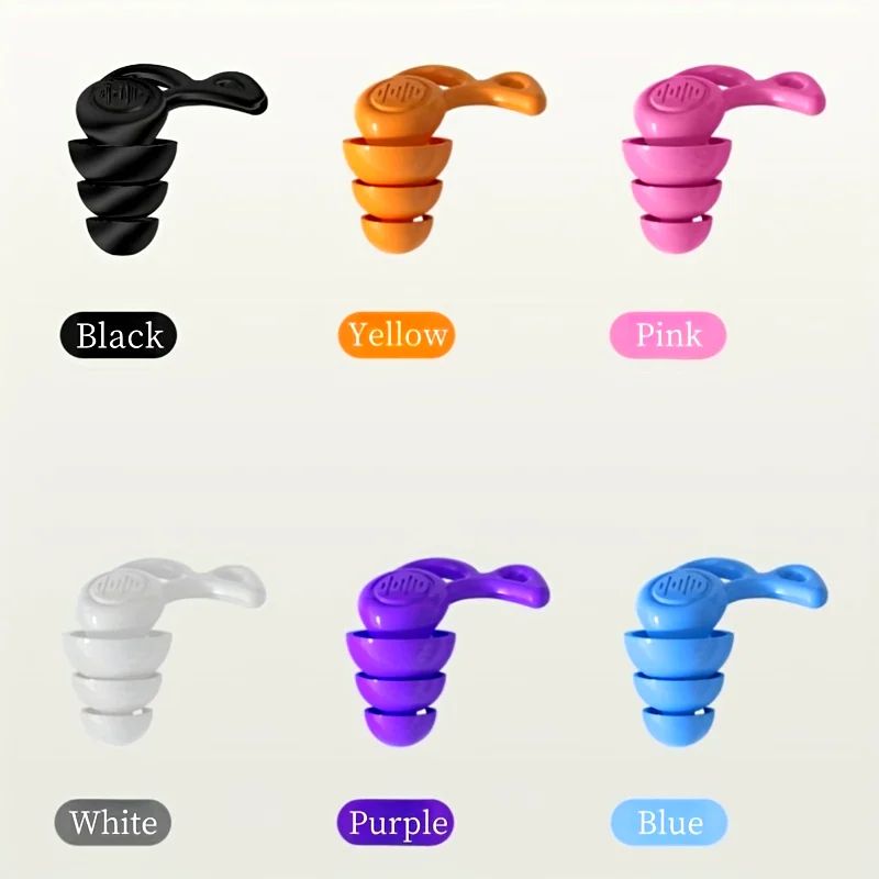 UltraSoft Reusable Silicone Earplugs  NoiseCancelling Earplugs For Sleep  Travel 1
