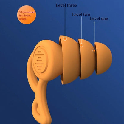 UltraSoft Reusable Silicone Earplugs  NoiseCancelling Earplugs For Sleep  Travel 2