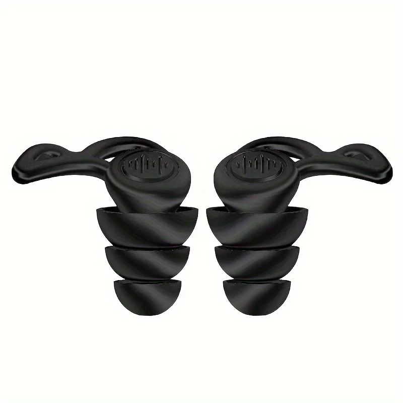 UltraSoft Reusable Silicone Earplugs  NoiseCancelling Earplugs For Sleep  Travel 7