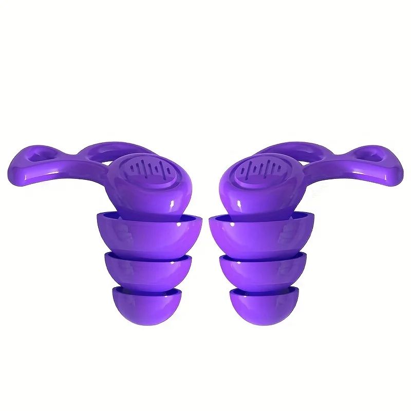 UltraSoft Reusable Silicone Earplugs  NoiseCancelling Earplugs For Sleep  Travel 8