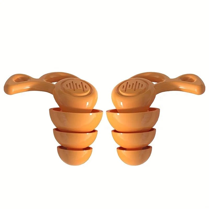 UltraSoft Reusable Silicone Earplugs  NoiseCancelling Earplugs For Sleep  Travel 9