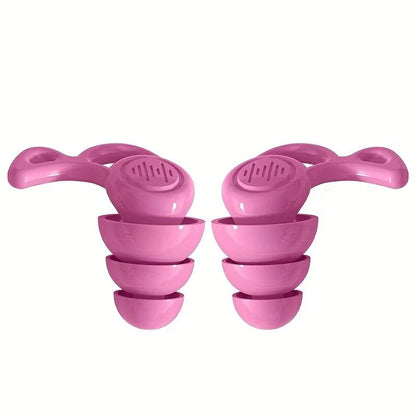 UltraSoft Reusable Silicone Earplugs  NoiseCancelling Earplugs For Sleep  Travel 10