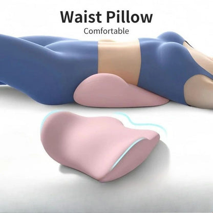 Ultimate Comfort Memory Foam Lumbar Cushion - Ergonomic Back Support Pillow for Office & Home